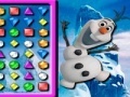 Hra Frozen Olaf Bejeweled